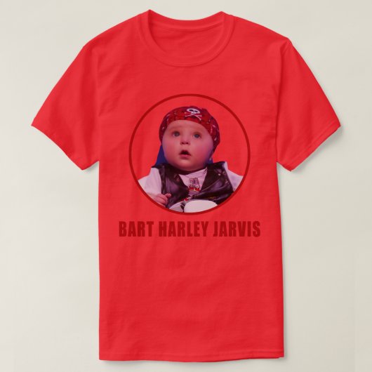 Baby des Jahres Bart Harley Jarvis T-Shirt (Design vorne)