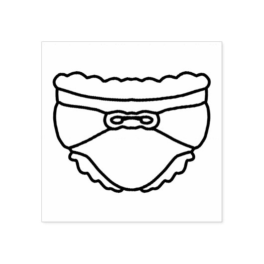 Baby Diaper Gummistempel (Prägung)