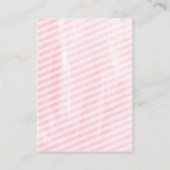 Baby Diaper Raffle Ticket Begleitkarte (Rückseite)