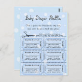 Baby Diaper Raffles Tickets Postkarte (Vorne/Hinten)