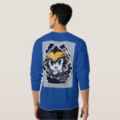 Baby-Digic-Hemd für Sie Sweatshirt (Schwarz voll)