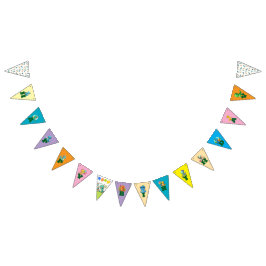 Baby Dino Birthday Banners Wimpelkette