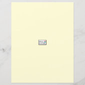 Baby Dino Birthday Party Guest List (Rückseite)