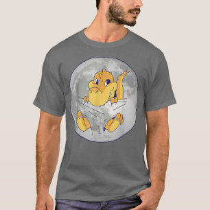 Baby Dino Dinosaur im Space Moon T - Shirt