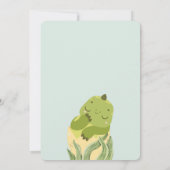 Baby Dino Geburtstag Einladung (Rückseite)