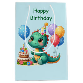 Baby Dino Gift Bag  Mittlere Geschenktüte