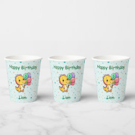 Baby Dino Paper Cups Pappbecher