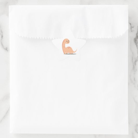 Baby Dino Stern-Aufkleber (Tasche)