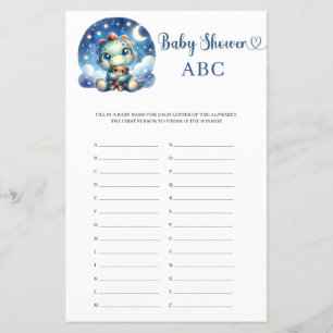 Baby Dino Umarmung Teddy Bär Baby Dusche ABC
