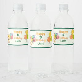Baby Dino Water Bottle Labels Wasserflaschenetikett