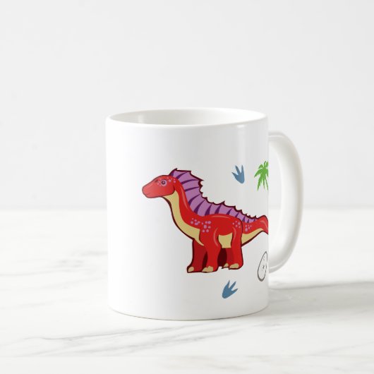 Baby Dinosaur Amargasaurus Kaffeetasse (VorderseiteRechts)