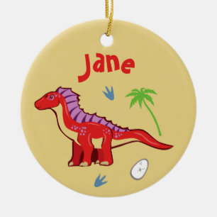 Baby Dinosaur Amargasaurus Keramikornament