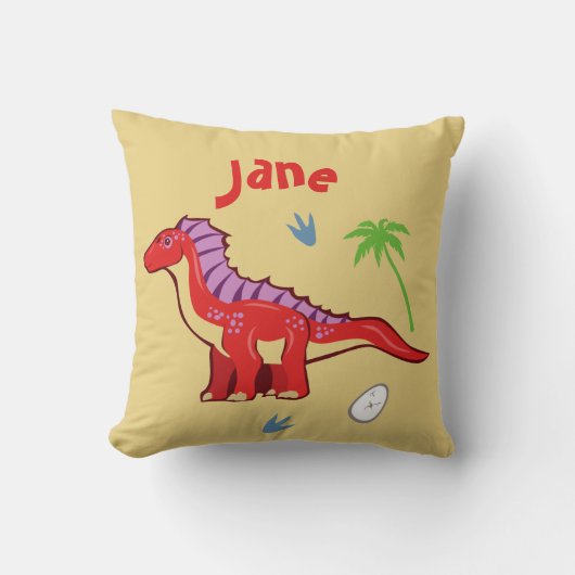Baby Dinosaur Amargasaurus Kissen (Vorderseite)