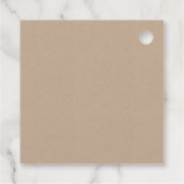 Baby Dinosaur Baby Dusche Gevor Tag Geschenkanhänger (Rückseite)