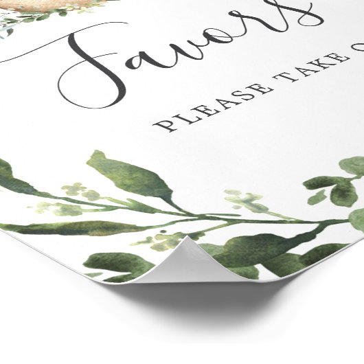 Baby Dinosaur Babydusche bevorzugt Schild (Ecke)