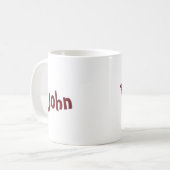 Baby Dinosaur Carnotaurus Kaffeetasse (Vorderseite Links)