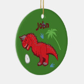 Baby Dinosaur Carnotaurus Keramikornament (Rechts)
