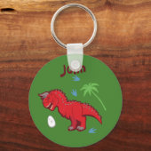 Baby Dinosaur Carnotaurus Schlüsselanhänger (Vorderseite)