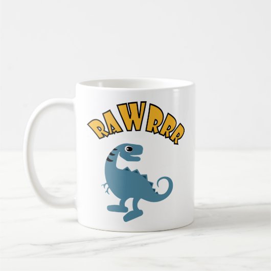 Baby Dinosaur Design - Klassische Tasse (Links)