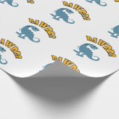 Baby Dinosaur Design - Matte Wrapping Paper Geschenkpapier (Ecke)