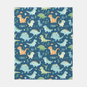 Baby Dinosaur Fleecedecke (Vorderseite)