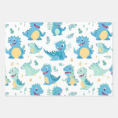 Baby Dinosaur Geschenkpapier Set (Vorderseite 2)
