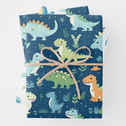 Baby Dinosaur Geschenkpapier Set (Beispiel)