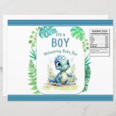 Baby Dinosaur Green und Blue Chip Bag (Vorne/Hinten)
