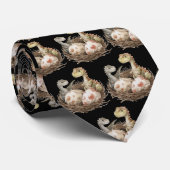 Baby Dinosaur Hatching From Egg Neck Tie Krawatte (Gerollt)