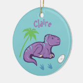 Baby Dinosaur Iguanodon Keramikornament (Links)