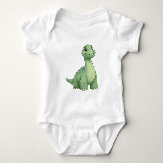 Baby Dinosaur Jersey Bodysuit - Comfort and Style Baby Strampler (Vorderseite)