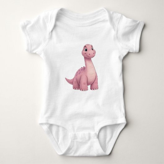 Baby Dinosaur Jersey Bodysuit - Comfort and Style  Baby Strampler (Vorderseite)