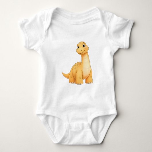 Baby Dinosaur Jersey Bodysuit - Comfort and Style Baby Strampler (Vorderseite)