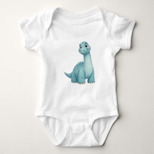 Baby Dinosaur Jersey Bodysuit - Comfort and Style  Baby Strampler (Vorderseite)
