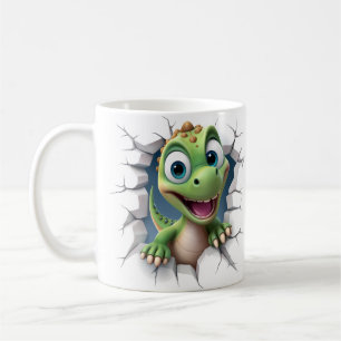 Baby Dinosaur Loch in Kaffeetasse