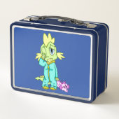 Baby Dinosaur Metall Brotdose (Rückseite)