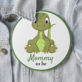 Baby Dinosaur Mommy Baby Showknopf Button (Beispiel)