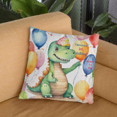 Baby Dinosaur Neutral Personalisierter Geburtstag Kissen