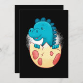 Baby Dinosaur Newborn | Niedliches Geschenk | Für Ankündigung (Vorne/Hinten)