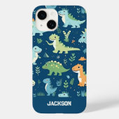 Baby Dinosaur Pattern Case-Mate iPhone Hülle (Rückseite)