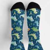 Baby Dinosaur Pattern Socken (Oben)