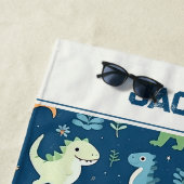 Baby Dinosaur Pattern Strandtuch (Beispiel)