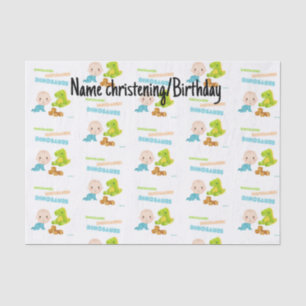 Baby Dinosaur Seidenpapier