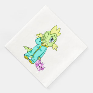Baby Dinosaur Serviette