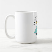 Baby Dinosaur Skaten | So Roll Kaffeetasse (Links)