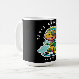 Baby Dinosaur Skaten | So Roll Kaffeetasse