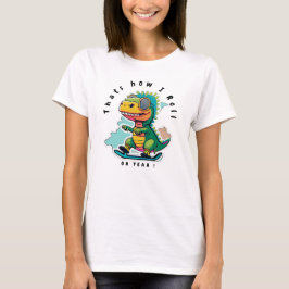 Baby Dinosaur Skaten | So Roll T-Shirt