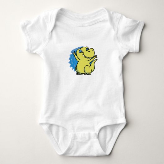 Baby Dinosaur Strampler (Vorderseite)