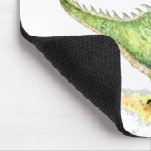 Baby Dinosaur T-Rex am Strand Mousepad (Ecke)