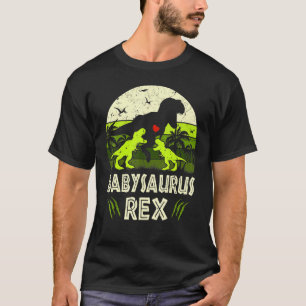 Baby Dinosaur T Rex Babysaurus 2 Kinder Familienma T-Shirt